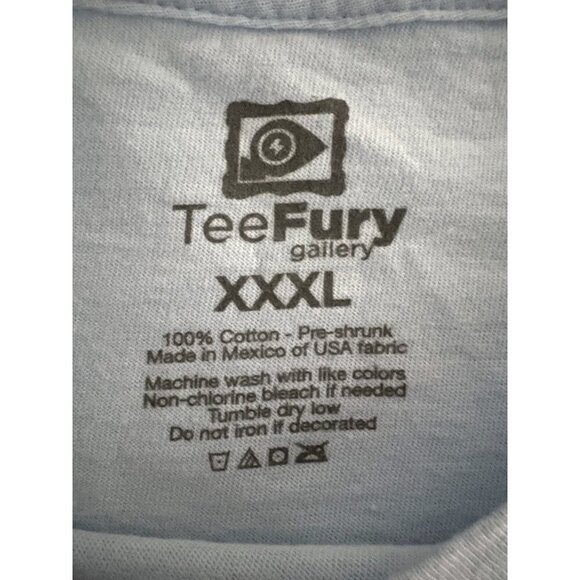 TeeFury Blue Graphic Junior T-Shirt 3XL Stretch Kaylees Shiny Spacecraft Repair - Picture 3 of 3